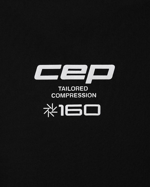 Colanți compresie CEP Core Run Compression W | vizibilitate sporită - black