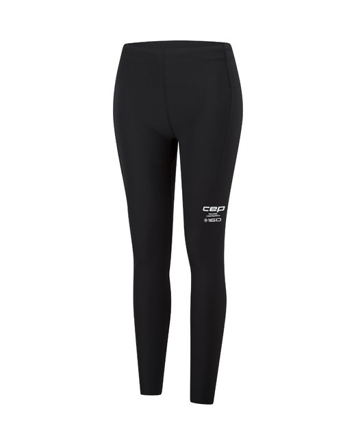 Colanți compresie CEP Core Run Compression W | vizibilitate sporită - black