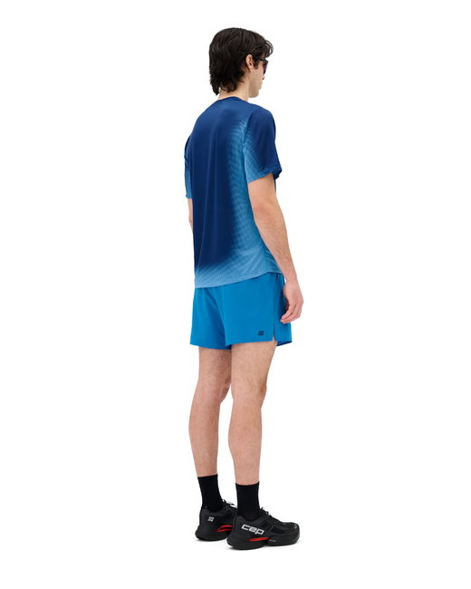 Tricou alergare CEP Core Run Short Sleeve - bleumarin fade | respirabil