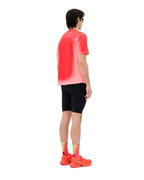 Tricou alergare CEP Core Run Short Sleeve - coral neon fade | respirabil