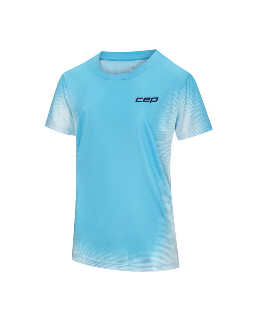 Tricou alergare CEP Core Run W - albastru deschis | respirabil