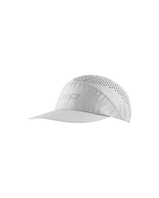 Șapcă alergare CEP Pro Run Ultralight - gri deschis | ultraușoară ventilație