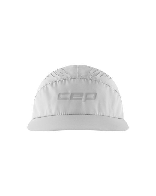 Șapcă alergare CEP Pro Run Ultralight - gri deschis | ultraușoară ventilație