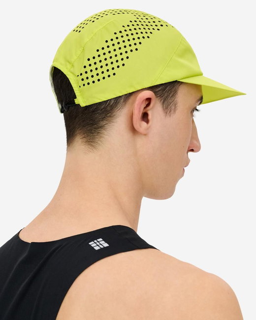 Șapcă alergare CEP Pro Run Ultralight - verde lime | ultraușoară ventilație