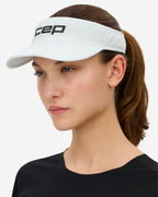 Cozoroc alergare CEP Core Run pliabil - alb | moisture-wicking