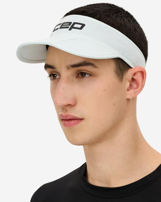 Cozoroc alergare CEP Core Run pliabil - alb | moisture-wicking