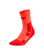 Șosete compresie hiking CEP Hiking Mid Cushion W - neon coral | roșu