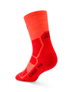 Șosete compresie hiking CEP Hiking Mid Cushion W - neon coral | roșu