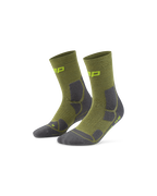 Șosete compresie hiking CEP Hiking Mid Cushion W - olive | gri