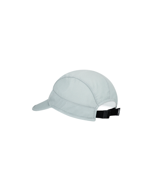 Șapcă pliabilă alergare CEP Run | protecție UV și ventilație - light grey