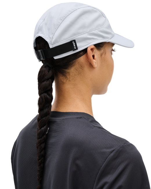 Șapcă pliabilă alergare CEP Run | protecție UV și ventilație - light grey
