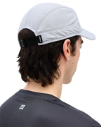 Șapcă pliabilă alergare CEP Run | protecție UV și ventilație - light grey