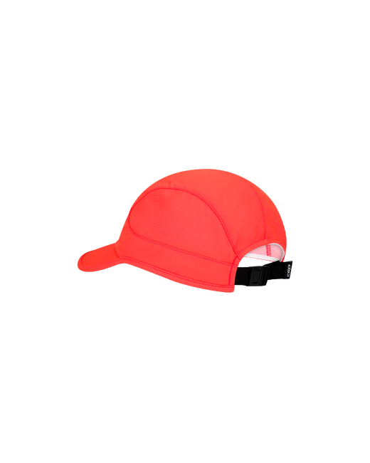 Șapcă pliabilă alergare CEP Run | protecție UV și ventilație - neon coral
