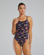Costum înot întreg femei TYR Trinityfit Triadic - multicolor | 300h clor