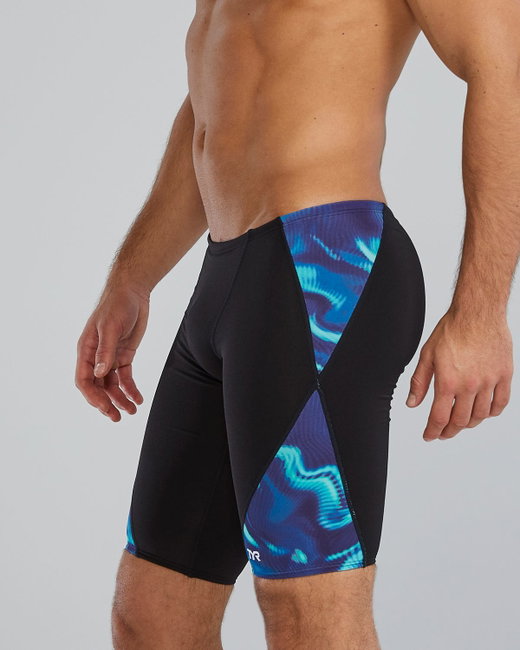 Jammer înot TYR Durafast Elite Waveform - albastru/verde | rezistent clor