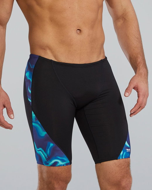 Jammer înot TYR Durafast Elite Waveform - albastru/verde | rezistent clor