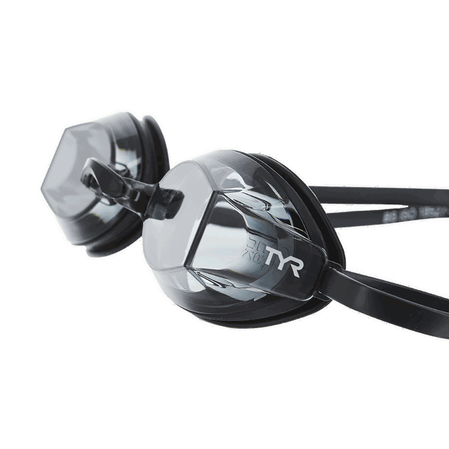 Ochelari înot TYR Black Ops 140 EV Racing - argintiu/negru | anti-aburire
