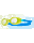 Ochelari înot copii TYR Aqua Blaze - albastru royal | lime | anti-aburire