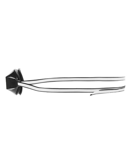 Ochelari înot TYR Black Ops 140 EV Racing - fumuriu/negru/alb | oglindă
