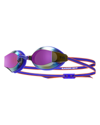 Ochelari înot TYR Black Ops 140 EV Racing - albastru/multicolor | oglindă