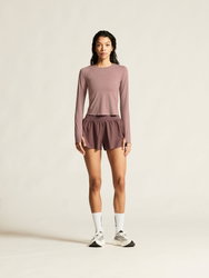 Pantaloni scurți alergare Craft Hypervent Wide Shorts damă - mov