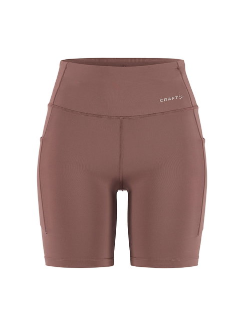 Pantaloni scurți alergare Craft Essence Short Tights 3 damă - mov