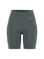 Pantaloni scurți alergare Craft Essence Short Tights 3 damă - gri