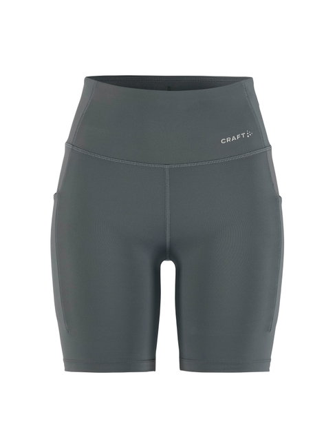 Pantaloni scurți alergare Craft Essence Short Tights 3 damă - gri