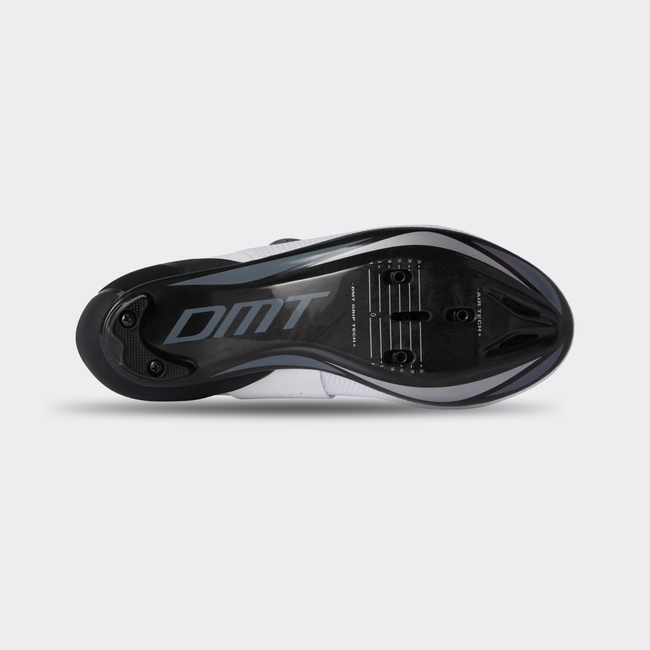 Pantofi ciclism șosea DMT SH10 - alb-negru