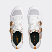 Pantofi ciclism șosea DMT KR0 EVO Superlight - alb-bronz