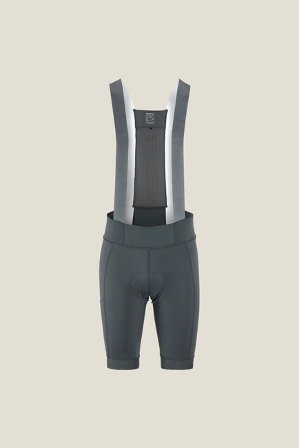 Pantaloni ciclism cu bretele Craft Endur Cargo Bib Shorts C3 bărbați - gri