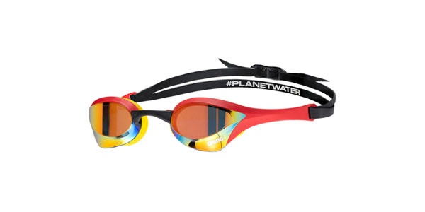 Ochelari inot Arena Cobra Ultra Swipe Mirror - auriu-rosu