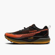 Pantofi alergare trail Brooks Cascadia 20 bărbați - negru cu corai și portocaliu