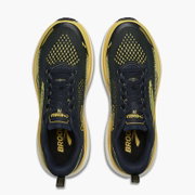 Pantofi alergare trail Brooks Cascadia 20 bărbați - bleumarin cu galben neon și gri