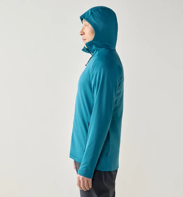 Hanorac Haglöfs Korp Mid Hood bărbați - turcoaz