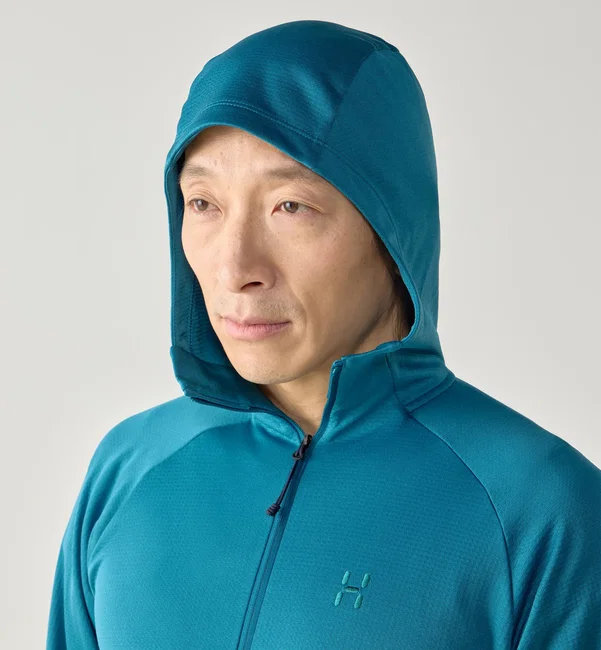 Hanorac Haglöfs Korp Mid Hood bărbați - turcoaz