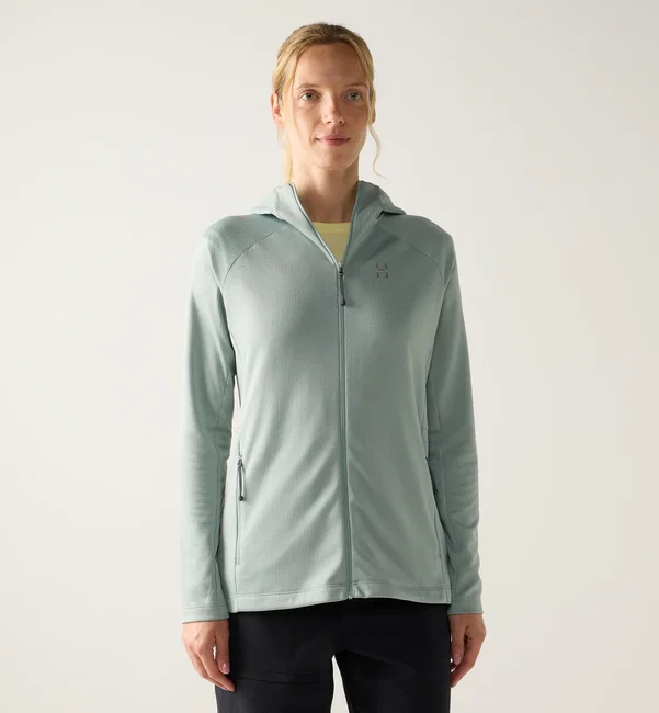 Hanorac Haglöfs Korp Mid Hood damă - verde