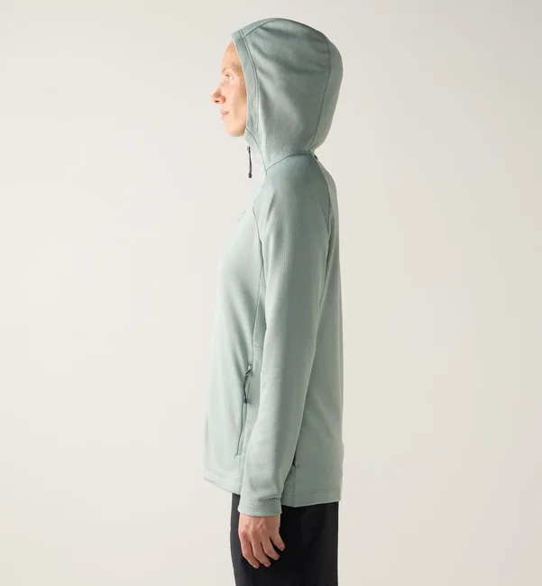 Hanorac Haglöfs Korp Mid Hood damă - verde