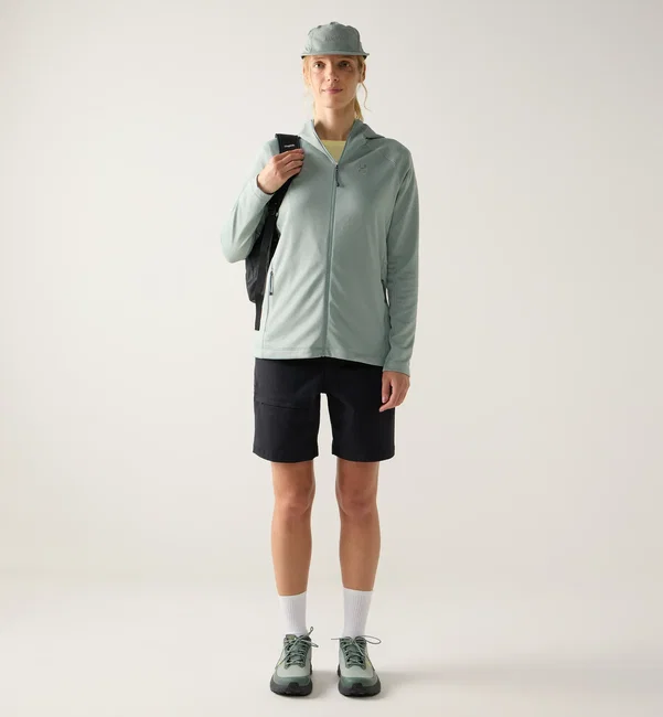 Hanorac Haglöfs Korp Mid Hood damă - verde