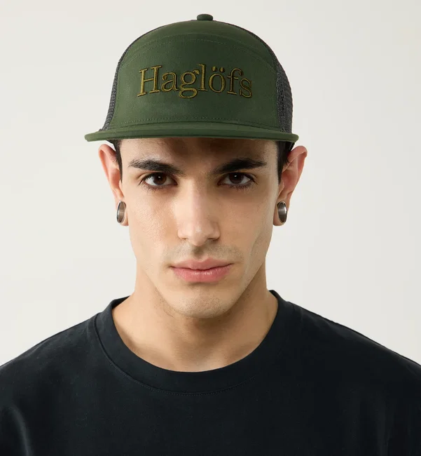 Șapcă trucker Haglöfs Trucker Cap unisex - verde închis