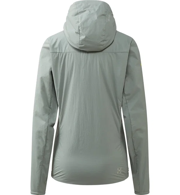 Jachetă izolată Haglöfs L.I.M Mimic Barrier Hood damă - verde