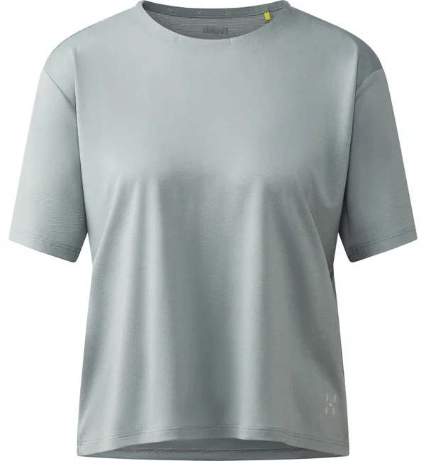 Tricou crop Haglöfs L.I.M Delta Crop Tee damă - verde