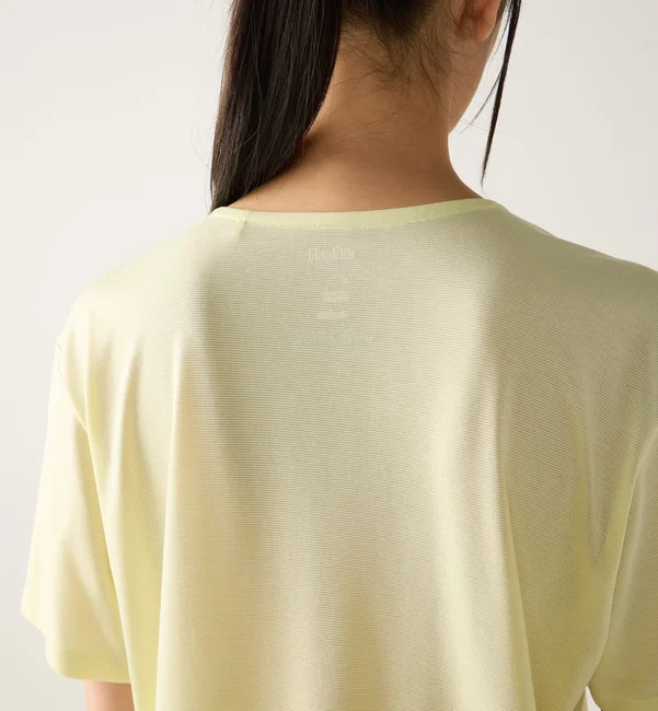 Tricou crop Haglöfs L.I.M Delta Crop Tee damă - galben