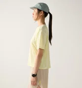 Tricou crop Haglöfs L.I.M Delta Crop Tee damă - galben