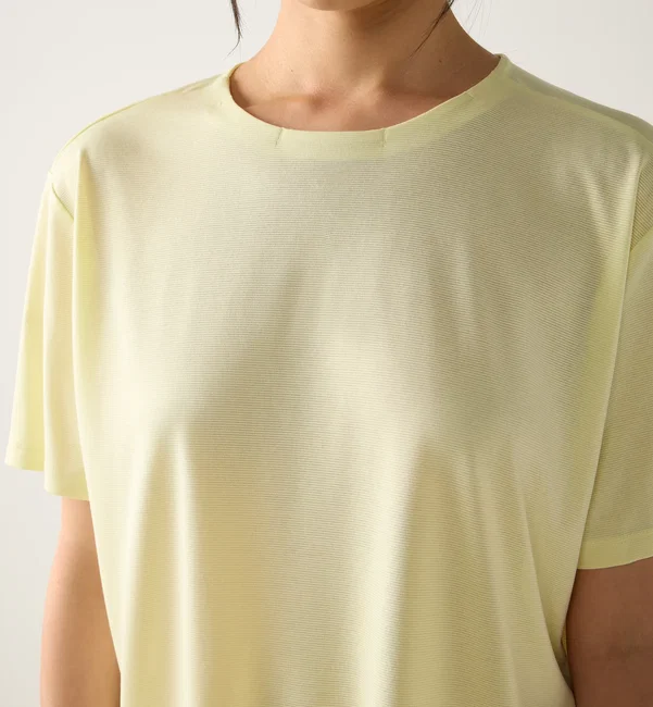Tricou crop Haglöfs L.I.M Delta Crop Tee damă - galben