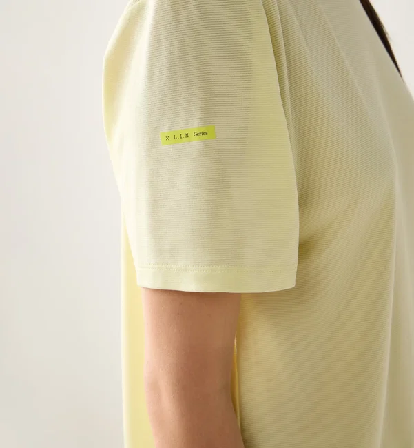 Tricou crop Haglöfs L.I.M Delta Crop Tee damă - galben