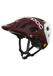 Casca MTB POC Tectal Race Mips - Garnet Red/Hydrogen White Matt
