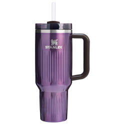 Pahar termoizolant Stanley Quencher H2.0 Fluted cu pai 0,88 L - mov (Wisteria)