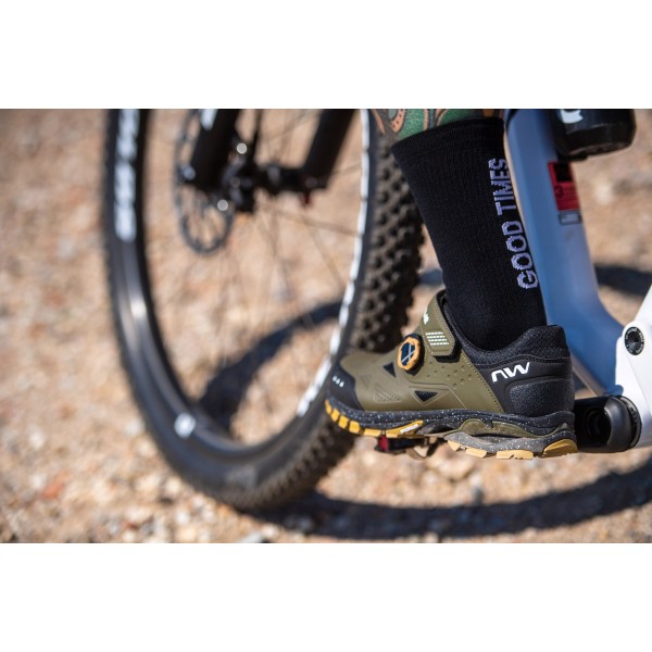Pantofi ciclism MTB Northwave Spider Plus 3 - verde (forest)