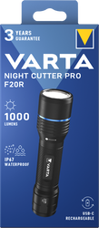 Lanterna Varta Night Cutter PRO F20R, 1000 lumeni, acumulator intern